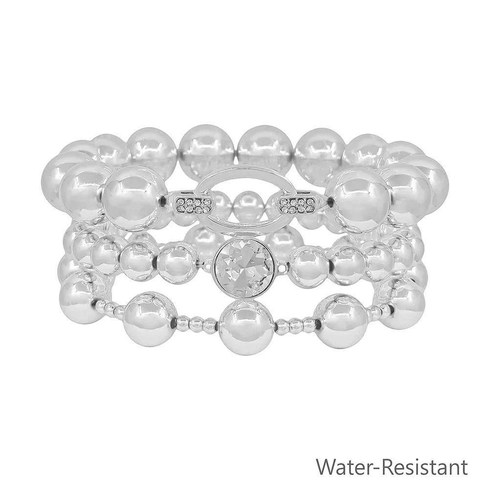 WH Bracelet Set of 3 Oval Silver MB2239