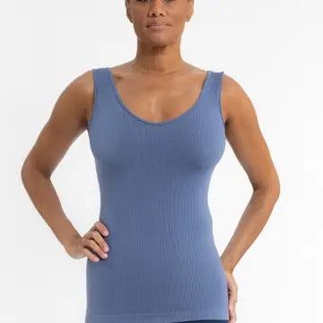 Elietian Ribbed Reversible Tank Regular