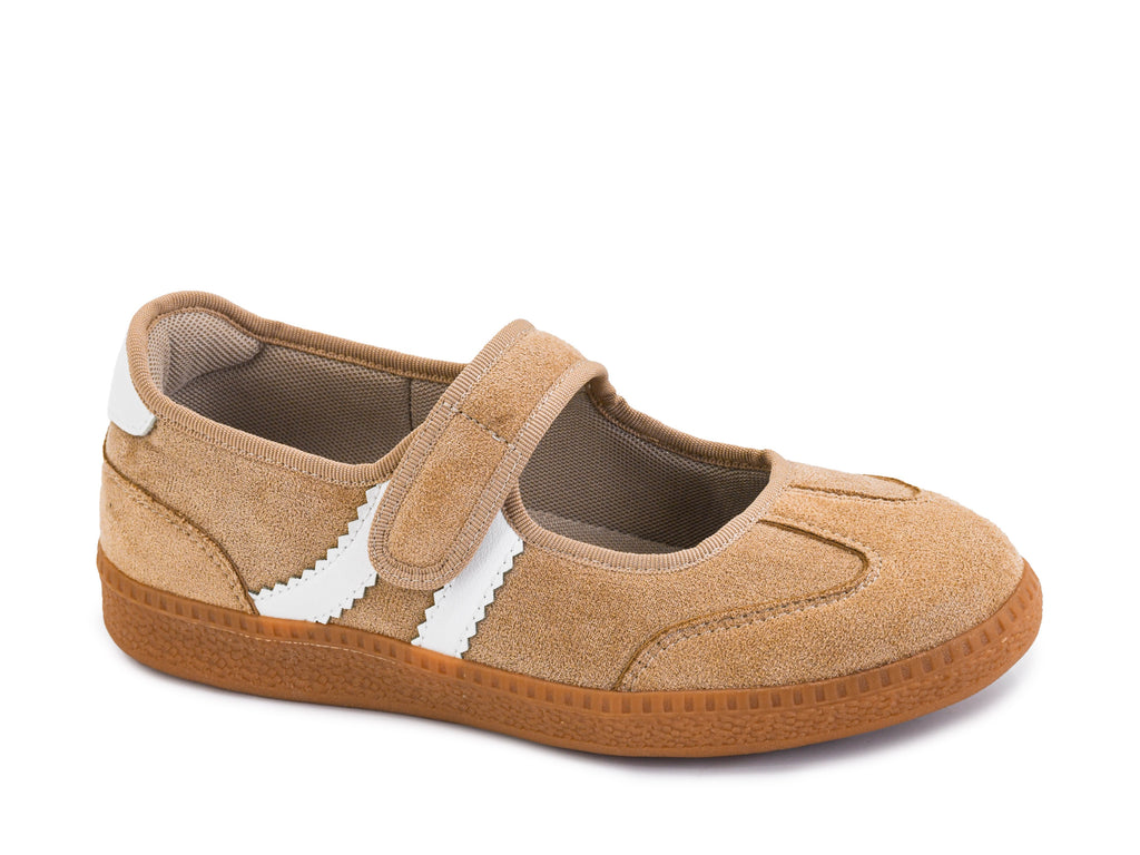 Corky's Calm Down Camel Faux Suede
