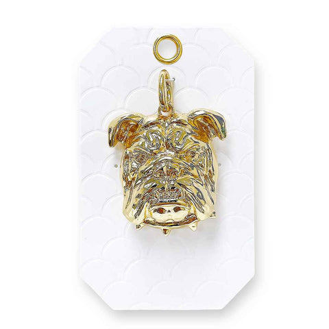 WH Necklace with Large Bulldog Charm N-3445G