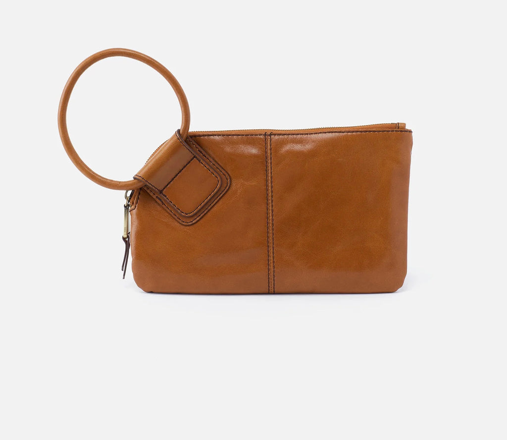 Hobo Sable Wristlet Truffle