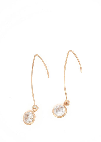 Bezel Set CZ from Modern Wire: Gold