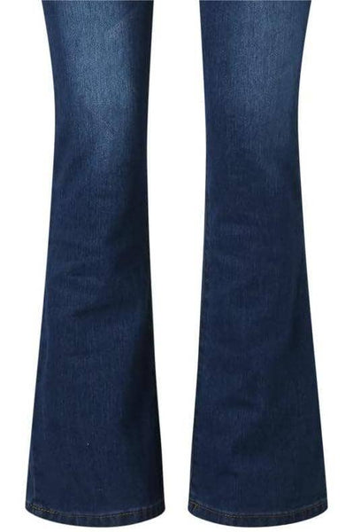 Jeans Vintage mid-rise slim bootcut jeans: Blue