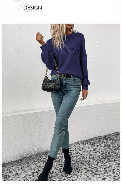 Sweater LONG-SLEEVED KNITTED BOTTOMING TOP