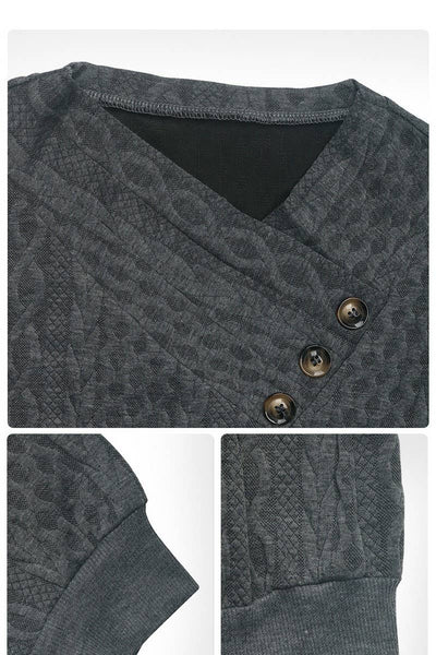 Tops Long Sleeve Pleated Solid Color Shirt