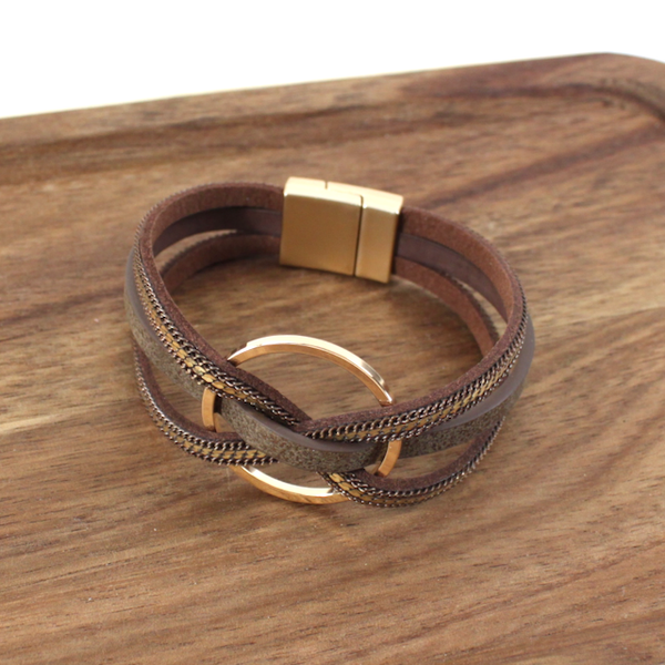 PP Bracelet B22096 wide braided band